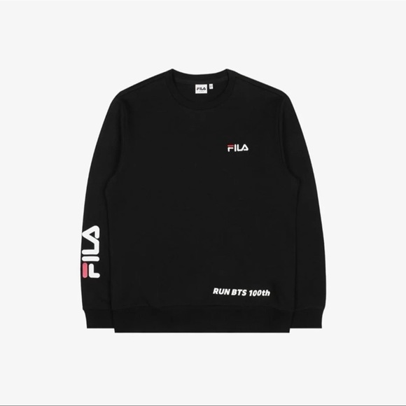 Run BTS 100th Episode FILA Sweatshirt - Picture 2 of 9